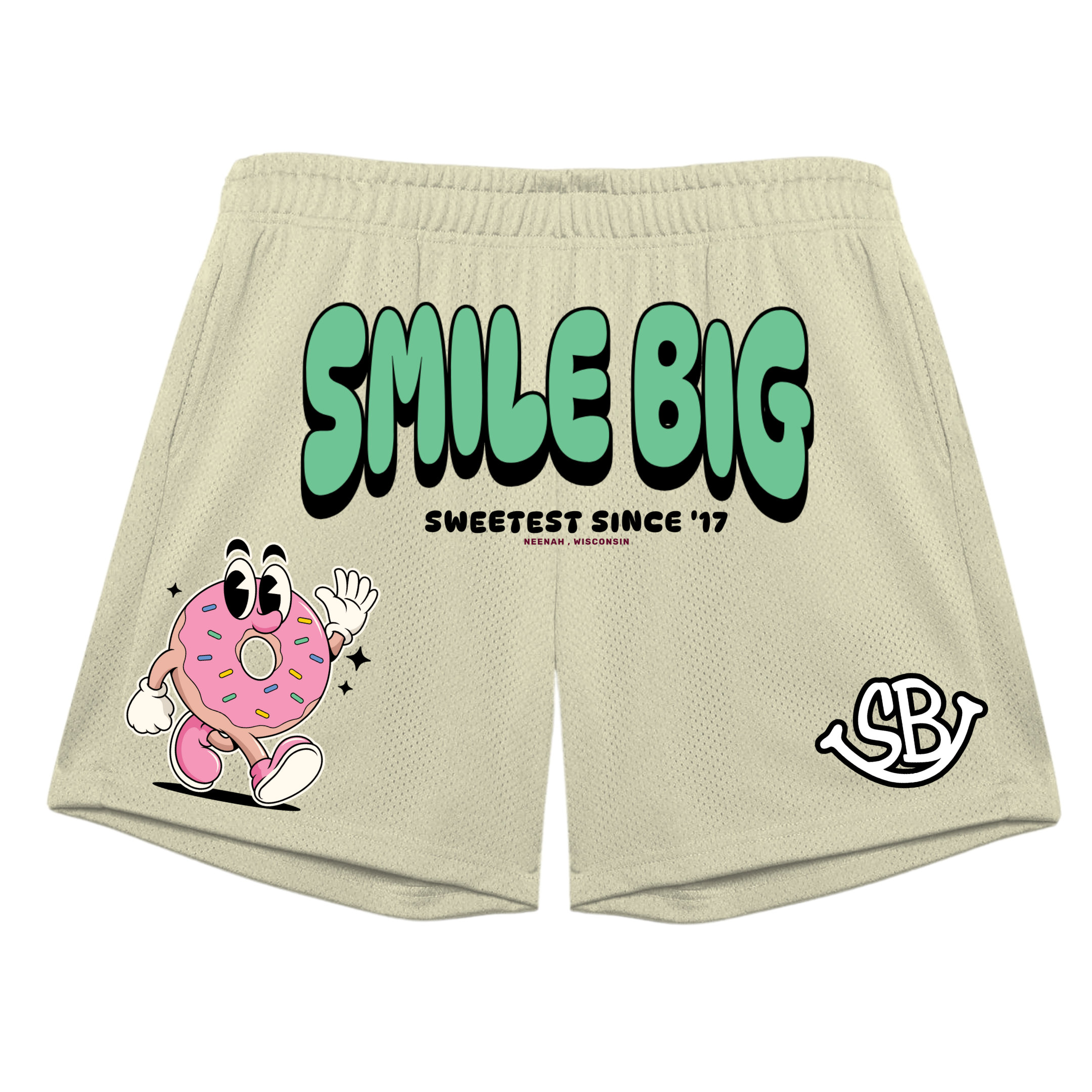 Donut Double Layered Mesh Shorts