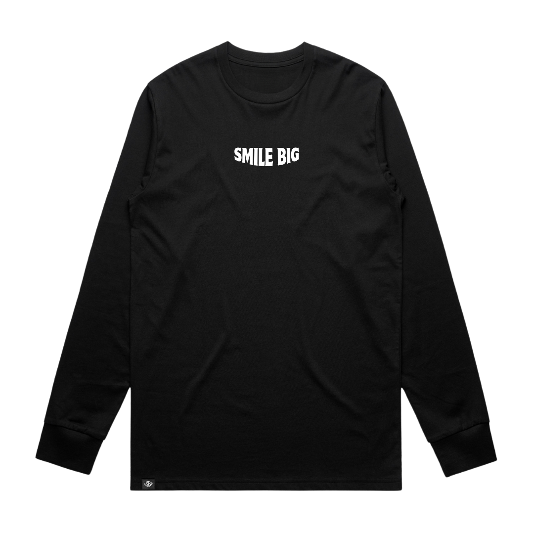 Smile Big Staple Long Sleeve Tee