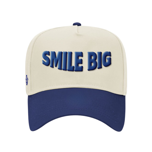 Navy & Cream Statement Hat