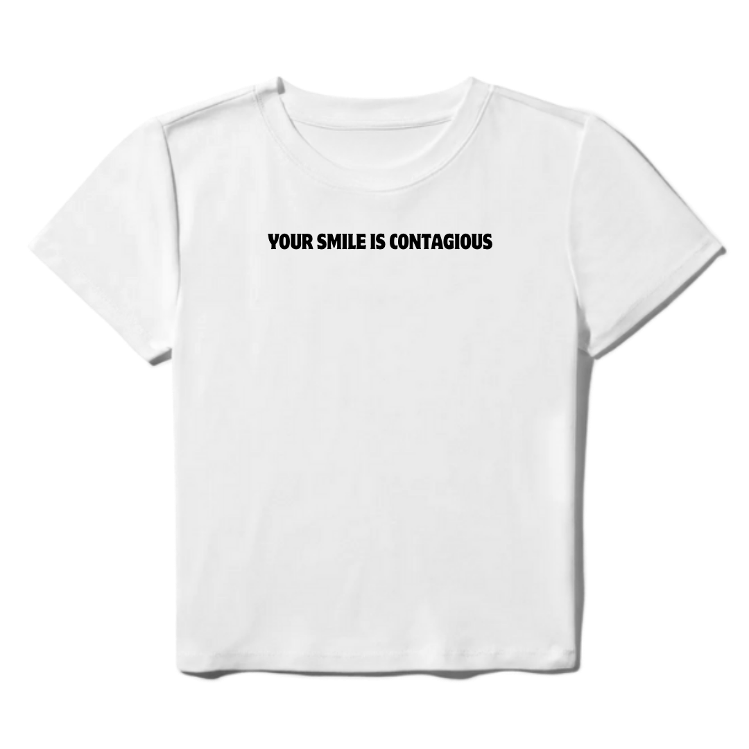 Your Smile Is Contagious Baby Tee