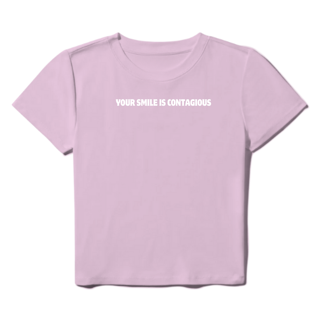 Your Smile Is Contagious Baby Tee