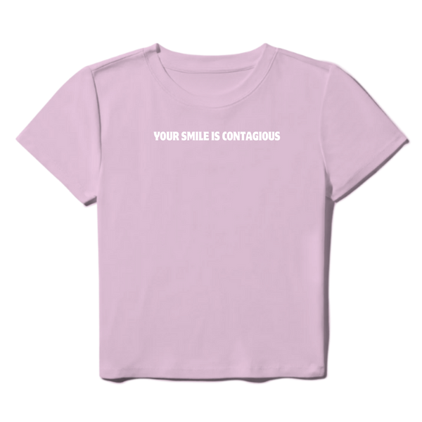 Your Smile Is Contagious Baby Tee