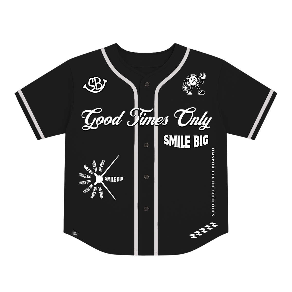 Good Times Only Baseball Jersey
