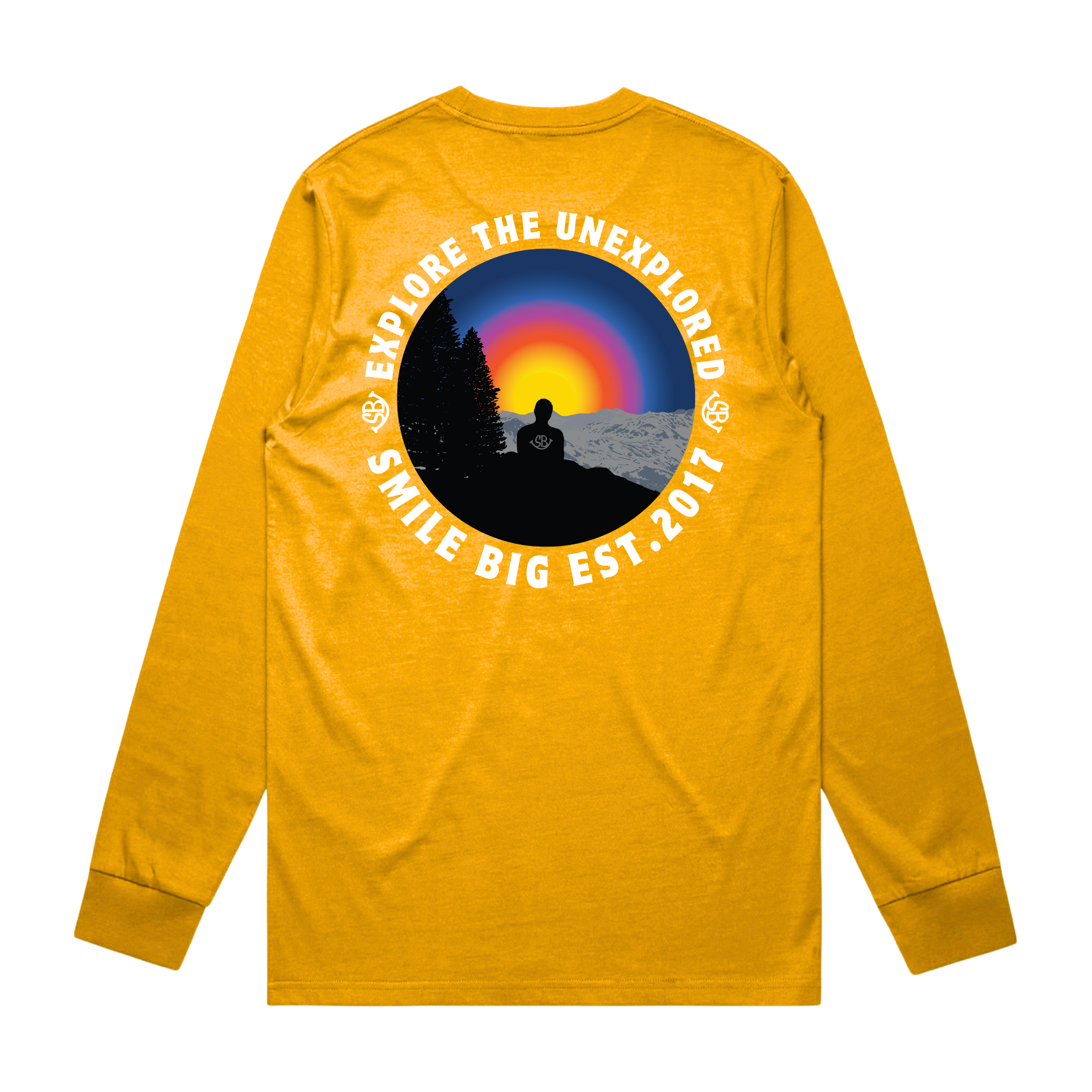 Explore The Unexplored Long Sleeve Tee – Smile Big Explore The Unexplored Long Sleeve Tee – Smile Big