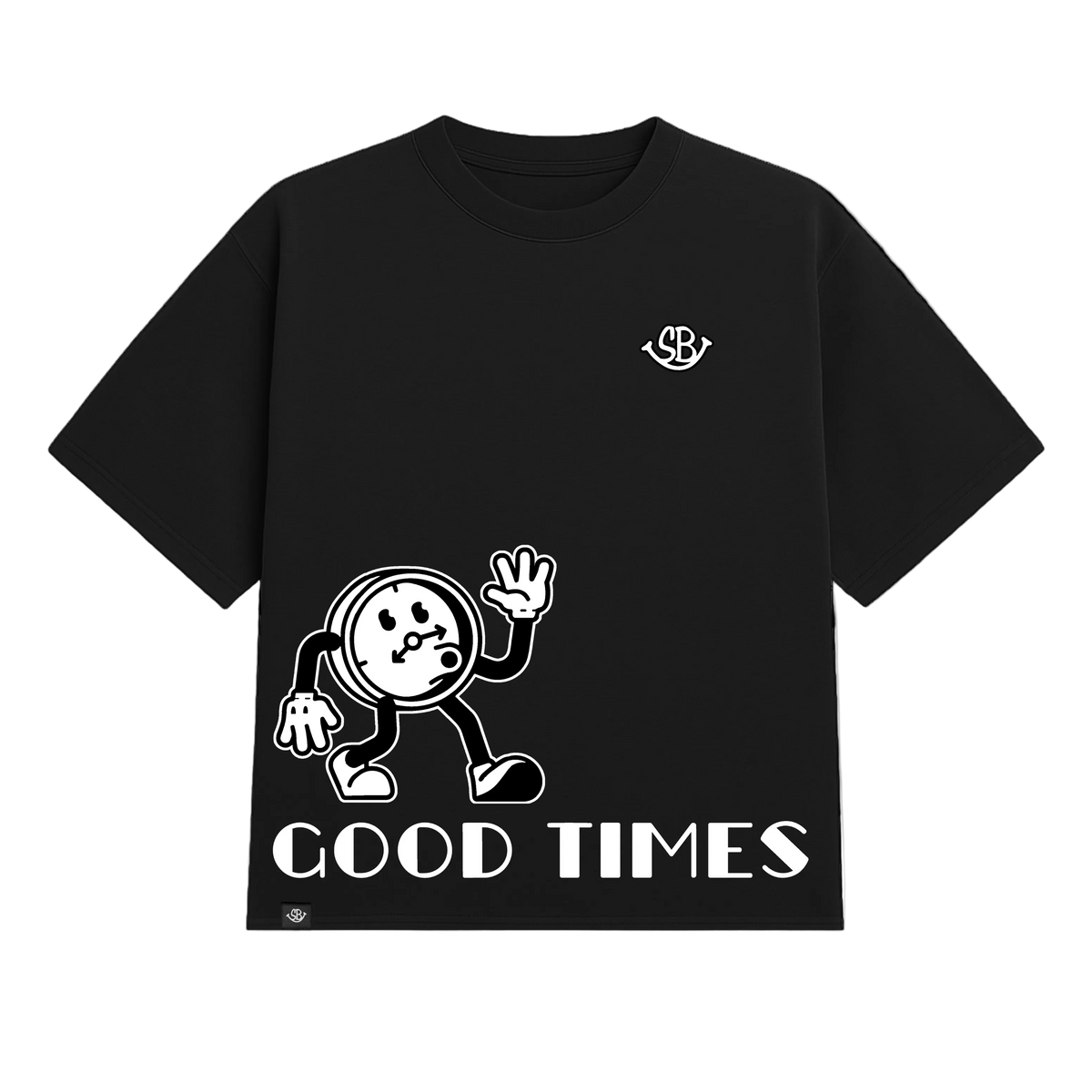 Good Times Running Clock Heavy Tee