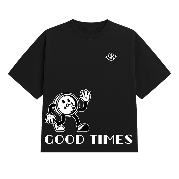 Good Times Running Clock Heavy Tee