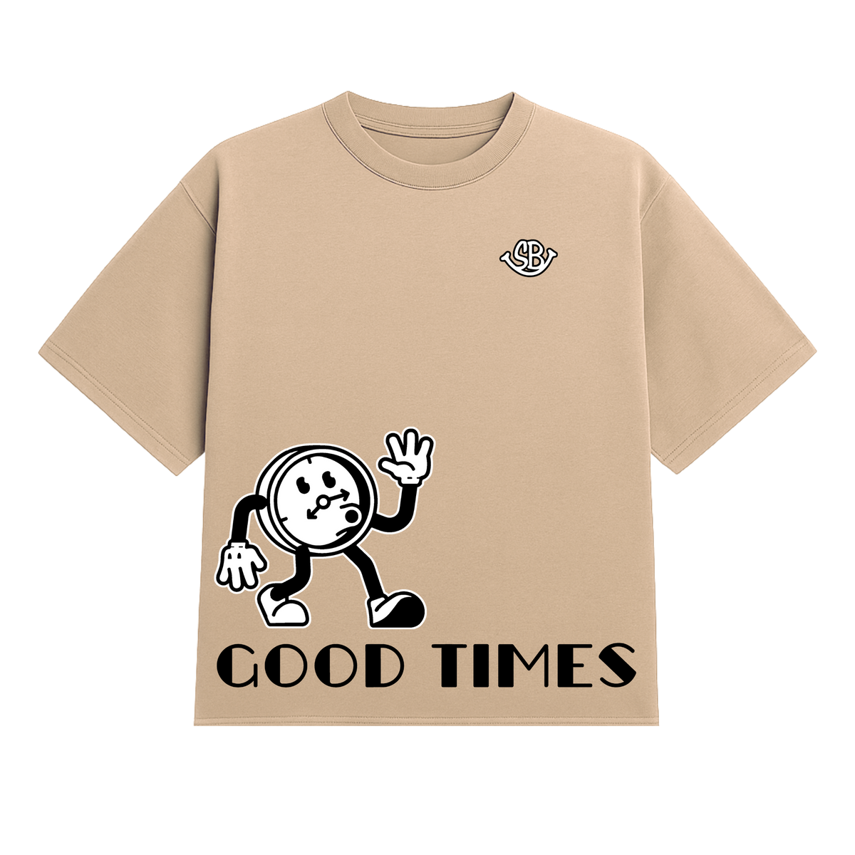 Good Times Running Clock Heavy Tee