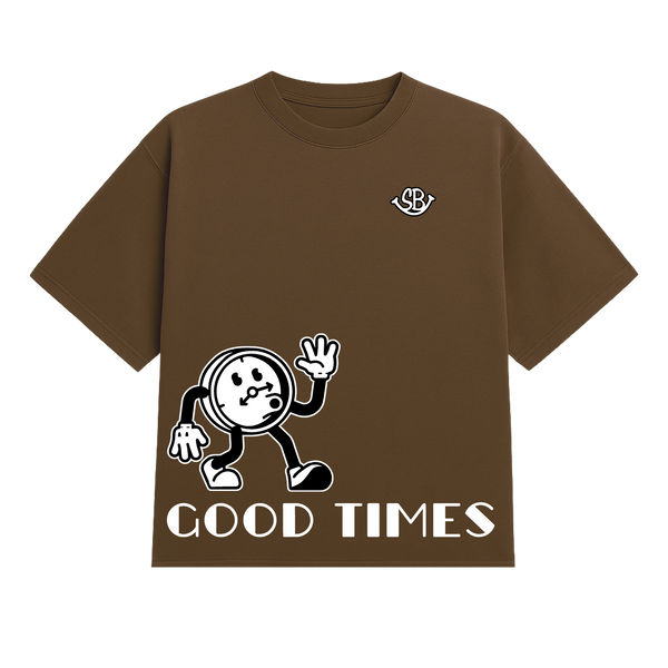 Good Times Running Clock Heavy Tee