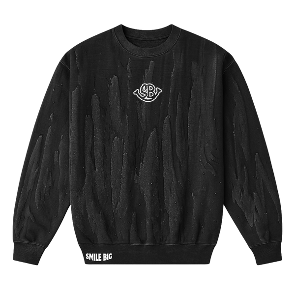 SB Distorted Drip Dye Crewneck