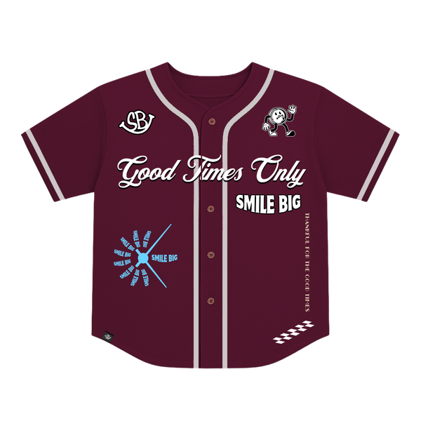 Good Times Only Baseball Jersey
