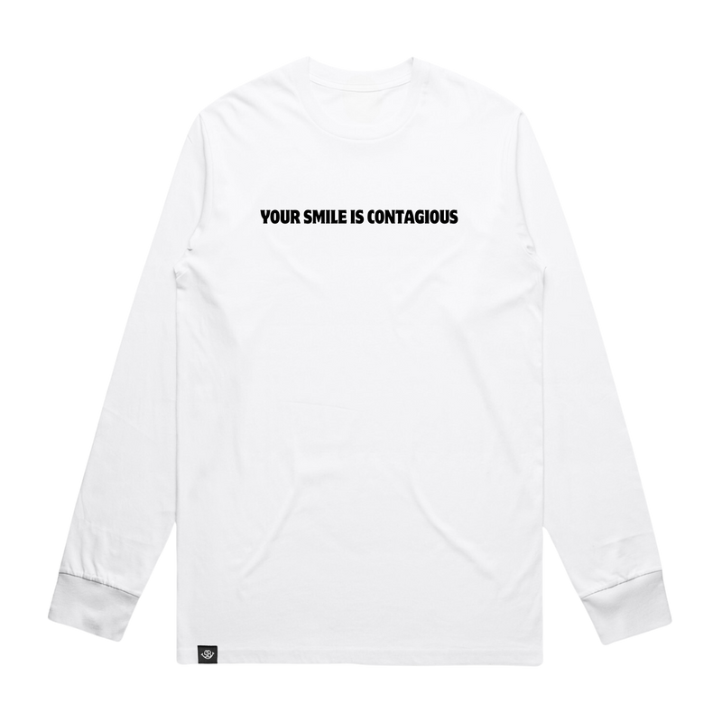 Your Smile Is Contagious Long Sleeve Tee