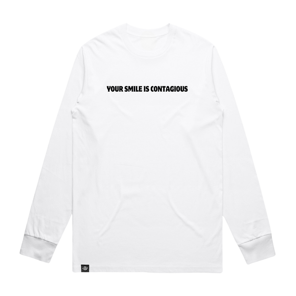 Your Smile Is Contagious Long Sleeve Tee