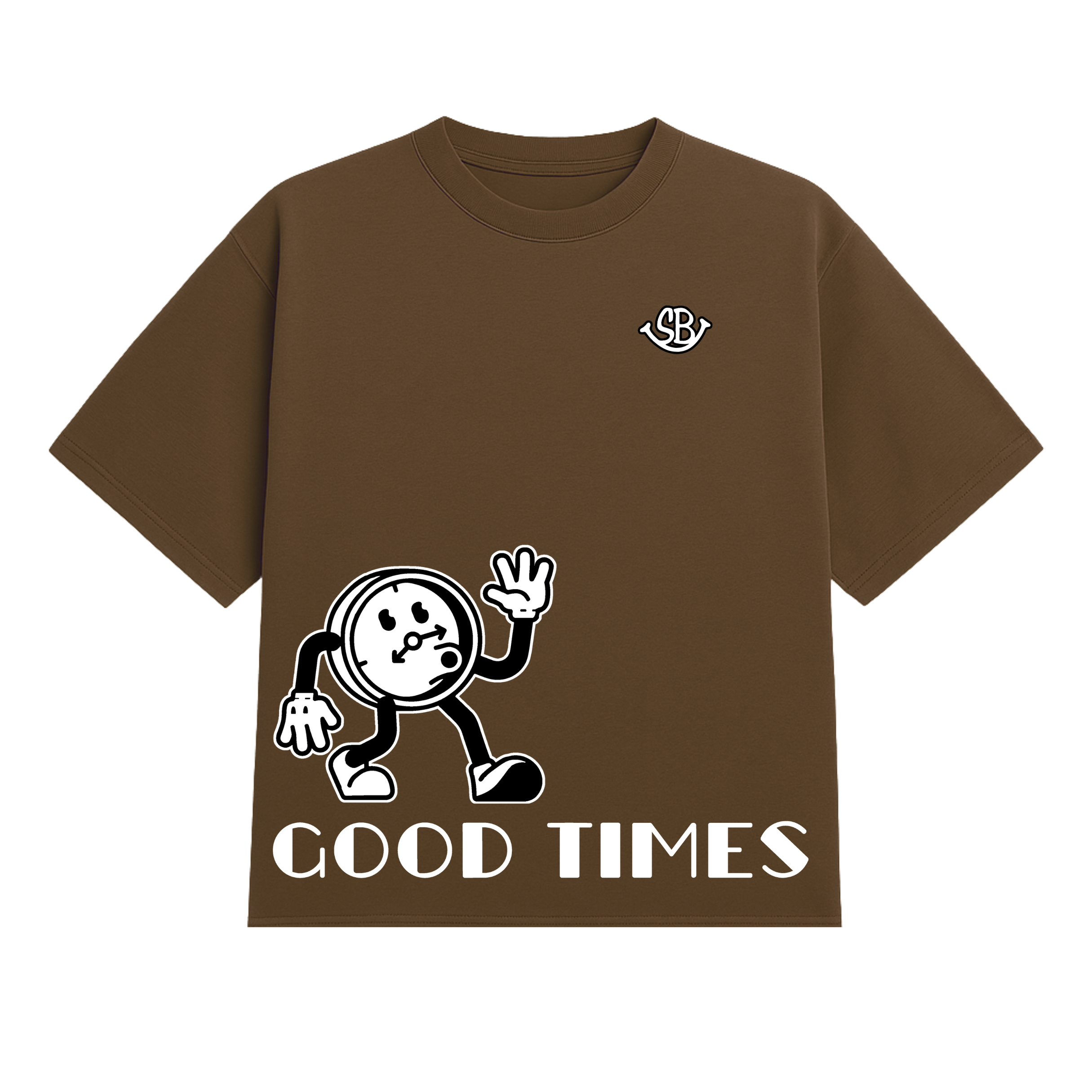 Good Times Running Clock Heavy Tee