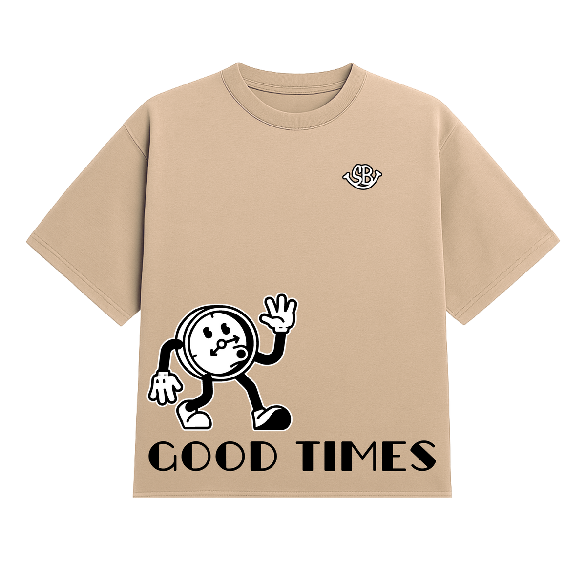 Good Times Running Clock Heavy Tee