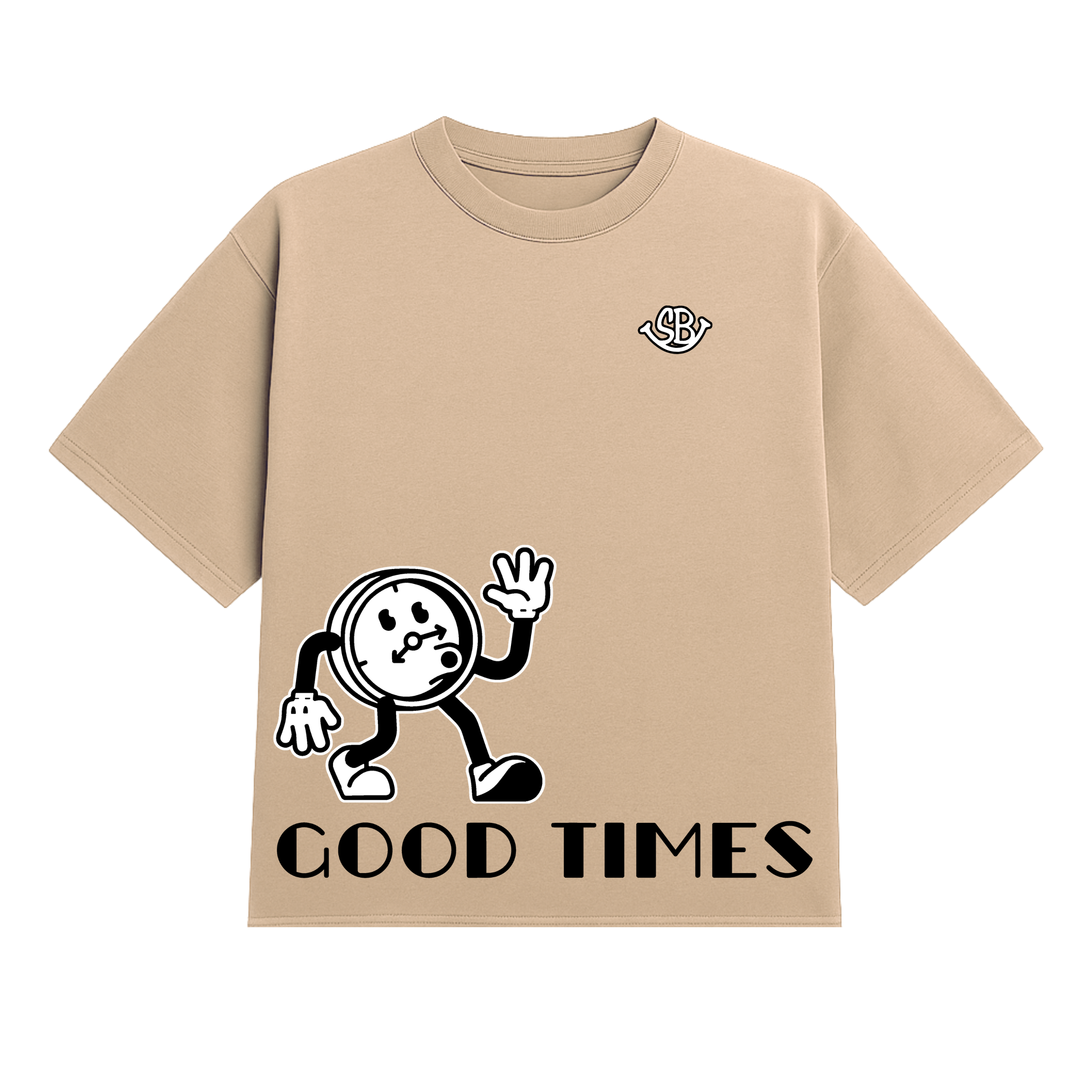 Good Times Running Clock Heavy Tee