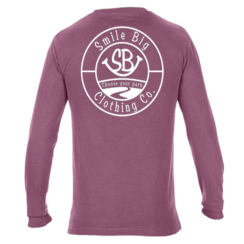Berry Choose Your Path Long Sleeve