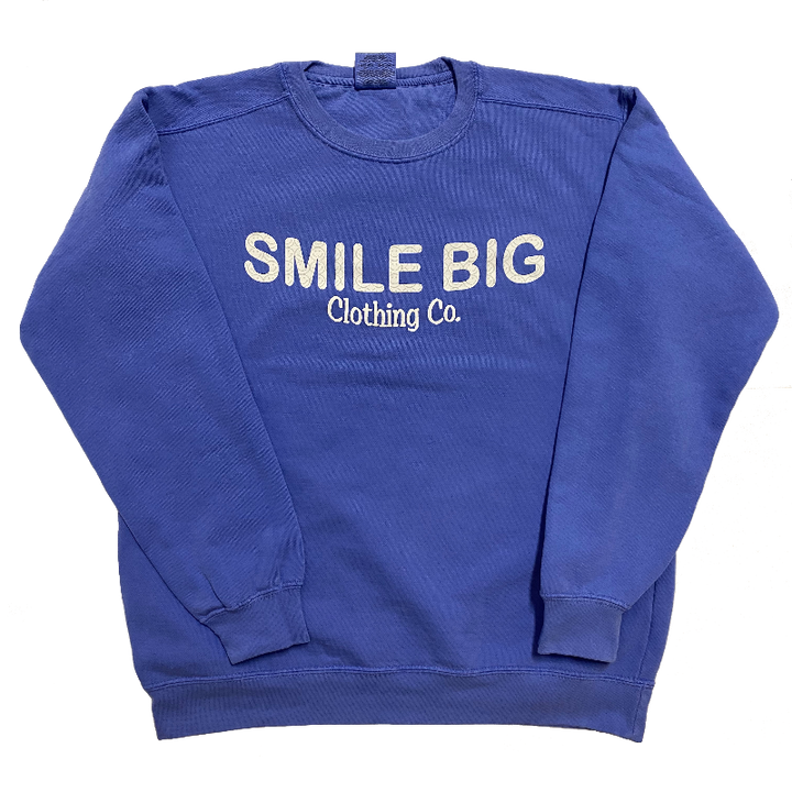 Flo Blue Original Crewneck - Smile Big Clothing Co.