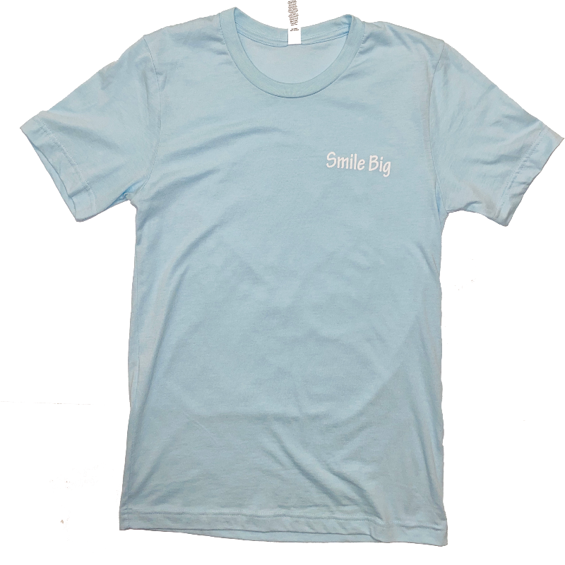 Ice Blue Every Day T-Shirt - Smile Big Clothing Co.
